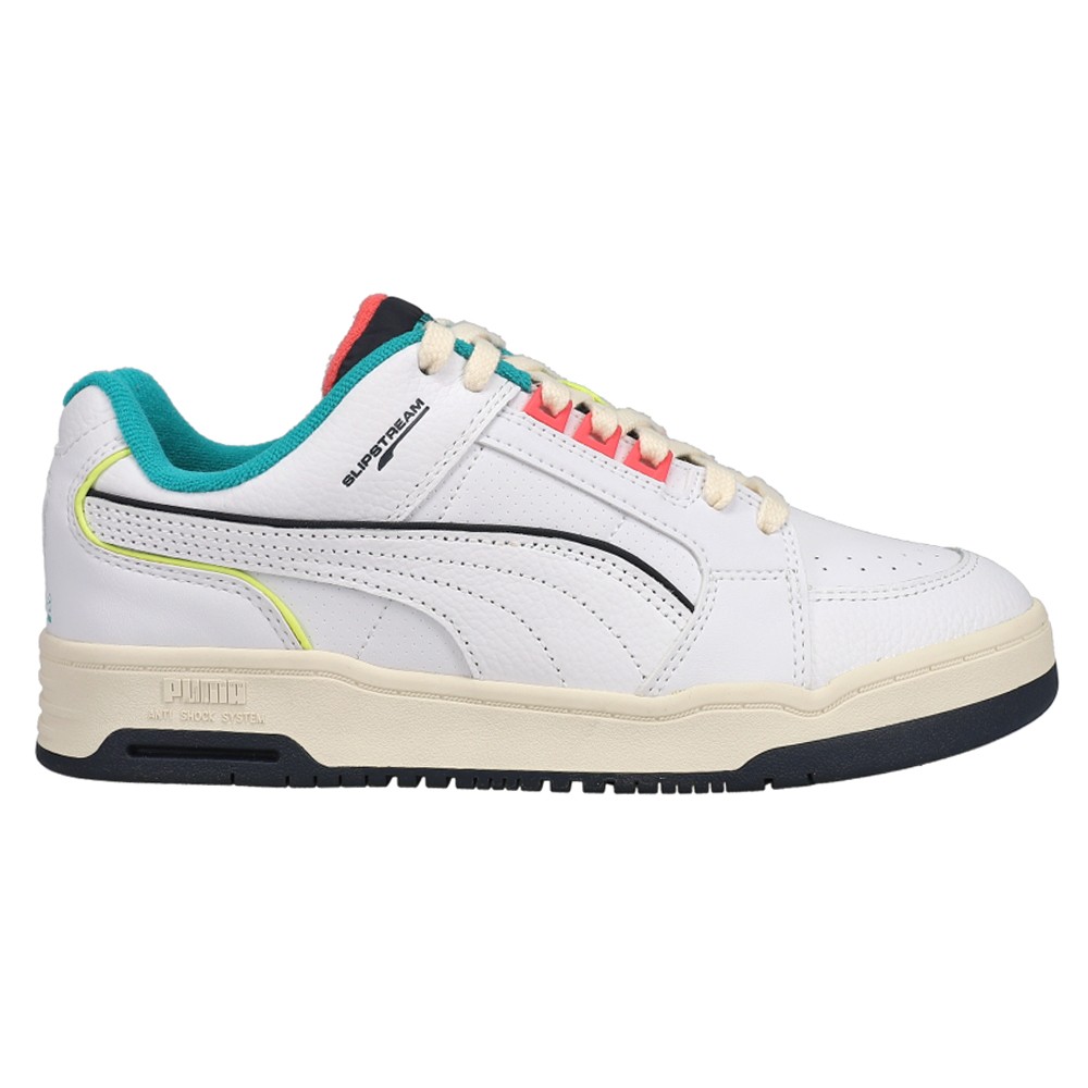 PUMA Slipstream Lo Stb Perforated Logo Lace Up Mens White Sneakers Casual Shoes PUMA Slipstream Lo Stb Perforated Logo Lace Up Mens White Sneakers Casual Shoes
