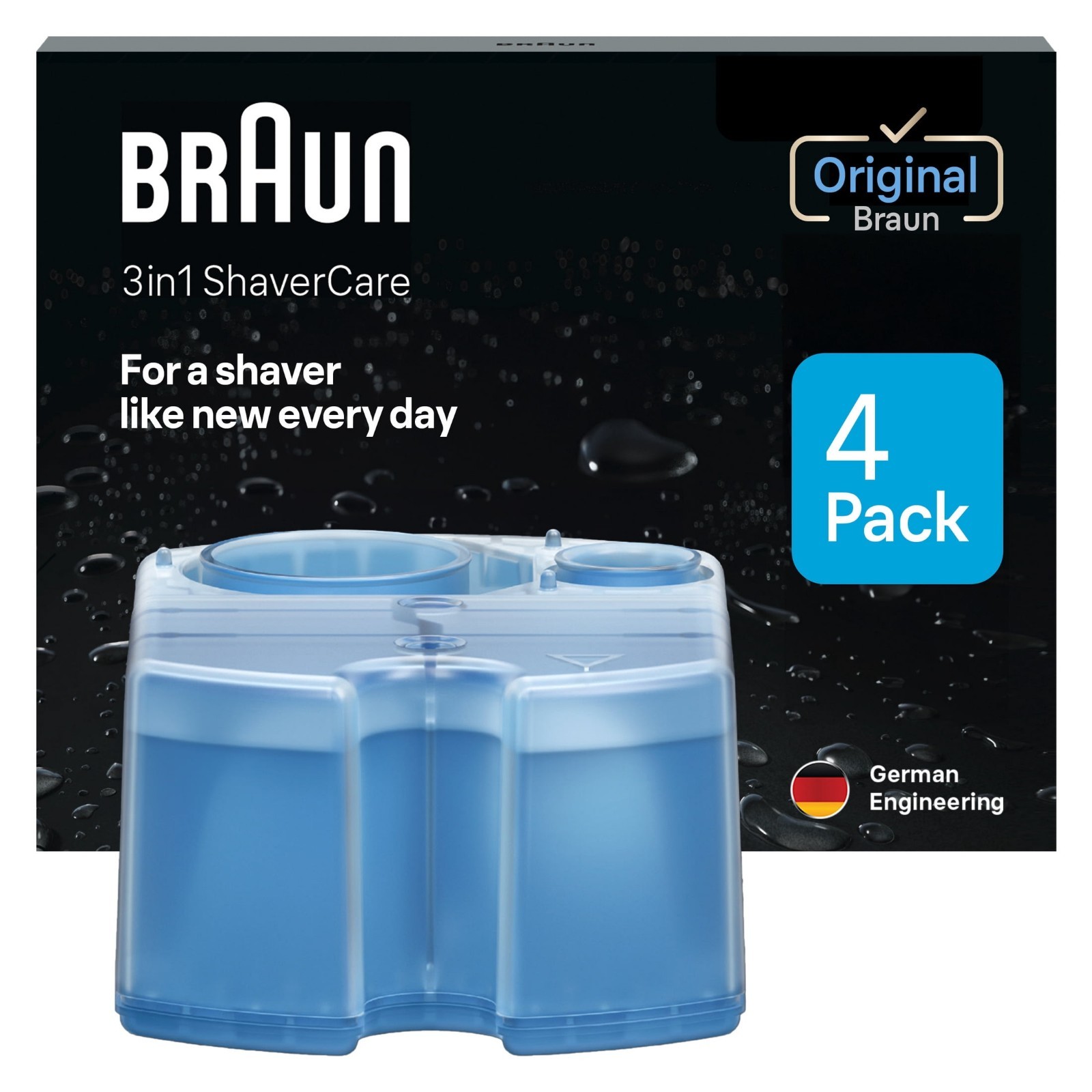 Braun Clean & Renew CCR Refill Cartridges 4 Pack Electric Shaver Cleaner Braun Clean & Renew CCR Refill Cartridges 4 Pack Electric Shaver Cleaner