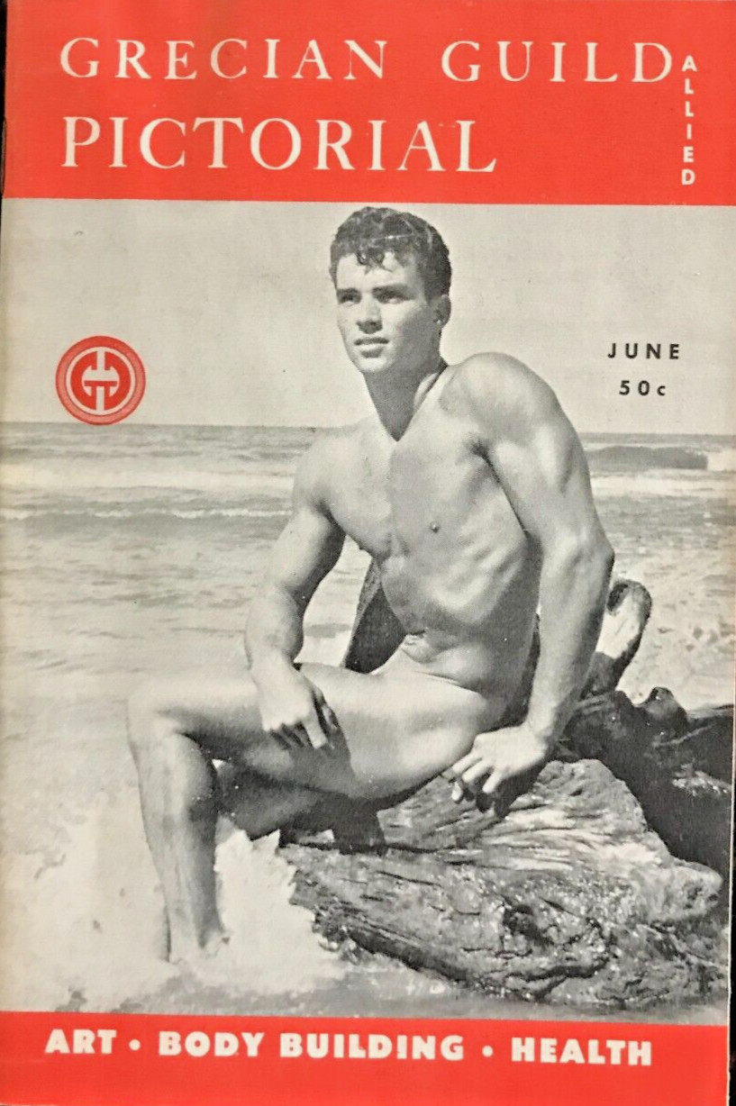 Grecian Guild Pictorial No. 19 June 1959  Male Beefcake Vintage Mag. RARE-\