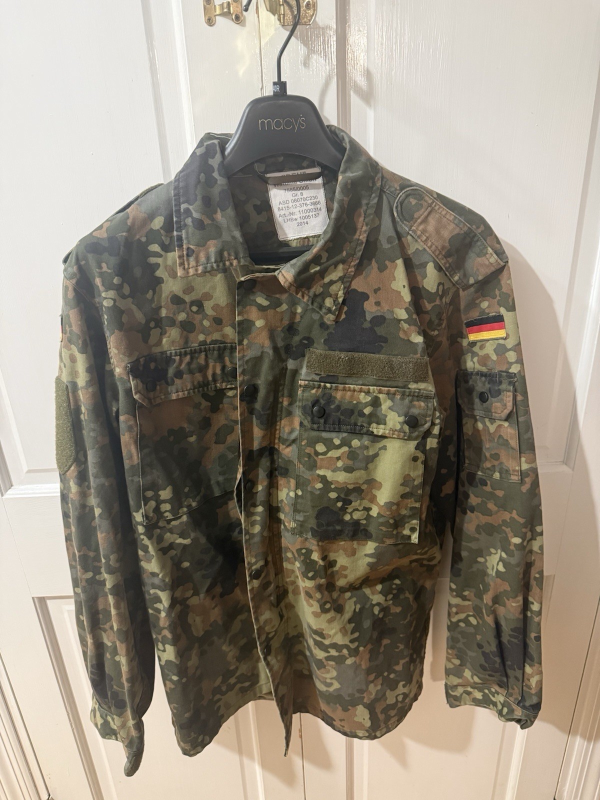 FLECKTARN BDU LARGE REGULAR FLECKTARN BDU LARGE REGULAR