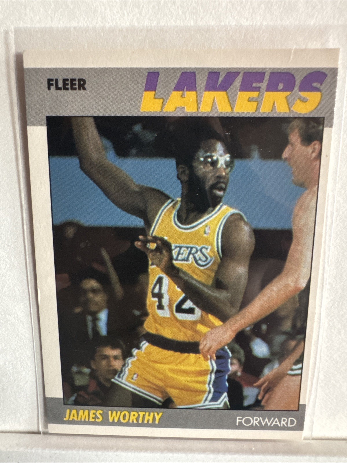 1987-88 Fleer - James Worthy #130 1987-88 Fleer - James Worthy #130