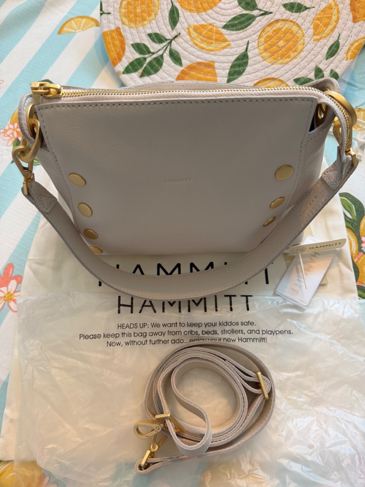 Hammitt Bryant medium handbag Calla Lilly White