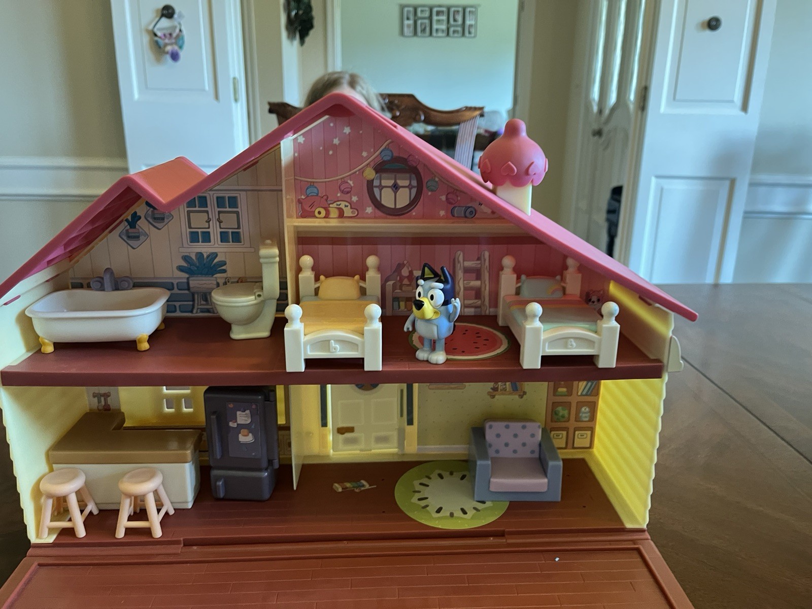 Bluey Bingo Play House Home Furniture Toy Figures Accessories Playset Lot Bluey Bingo Play House Home Furniture Toy Figures Accessories Playset Lot