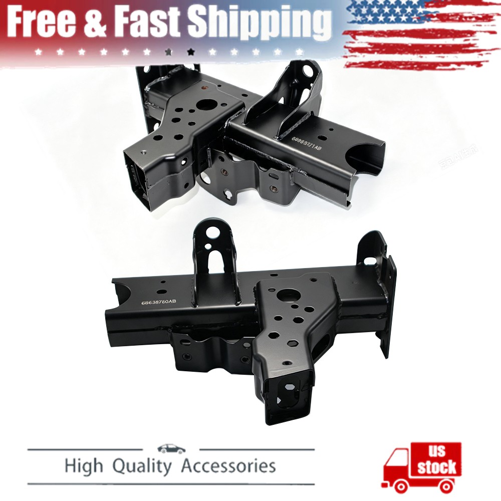 New For 2018-2025 Jeep Wrangler Gladiator JL/JT Front Left+Right Frame Horn Rail