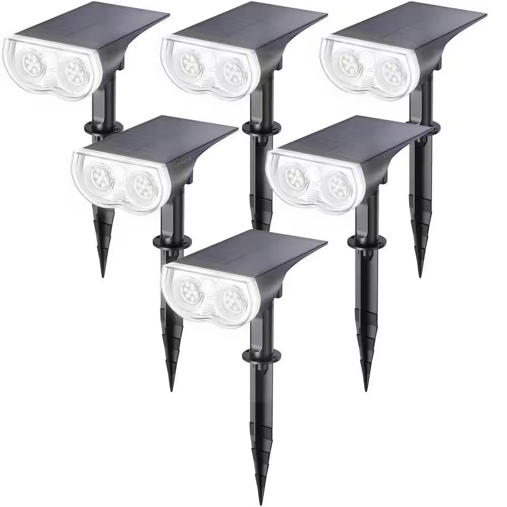 Solar Lights Garden Stakes,6-Pack Cool White