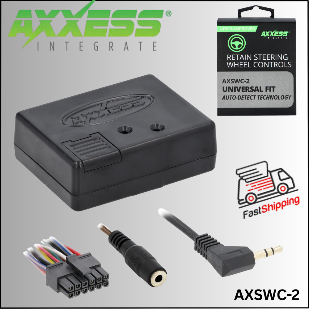 AXXESS AXSWC-2 / UNIVERSAL STEERING WHEEL CONTROL INTERFACE RETENTION *NEW* SWC AXXESS AXSWC-2 / UNIVERSAL STEERING WHEEL CONTROL INTERFACE RETENTION *NEW* SWC