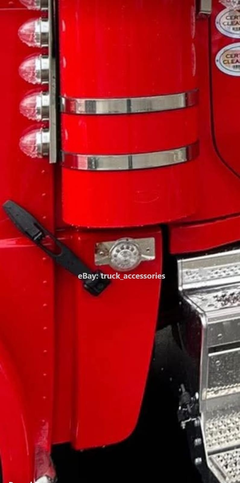 JML Peterbilt 589 Cow Panel Turn Signal (1) WM Light Adapter Bracket ONLY (Each)