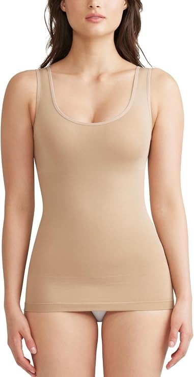 NWT Yummie Women\'s Lena Seamlessly Shaped Tank In Almond Size 1X/2X Top YM4 NWT Yummie Women\'s Lena Seamlessly Shaped Tank In Almond Size 1X/2X Top YM4