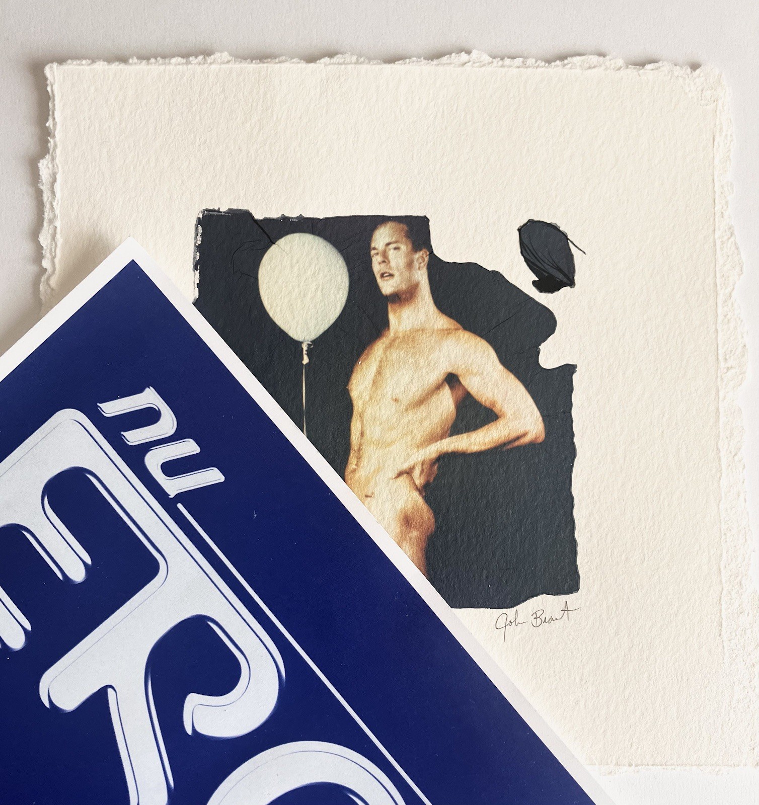Gay Interest Signed John Brant Original Polaroid LGBTQ Art