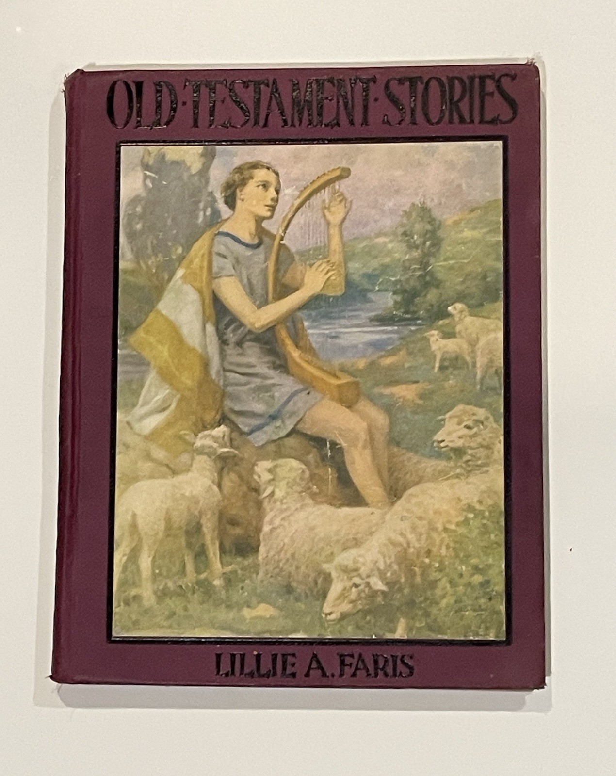 Vintage 1938 Old Testament Stories for Children by Lillie Faris, Bible Stories