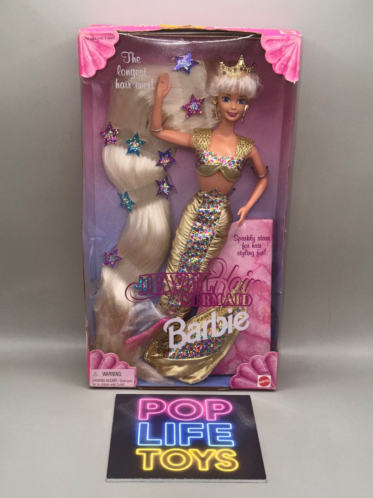 Vintage 1995 Mattel “Jewel Hair Mermaid Barbie” #14586 *NRFB*
