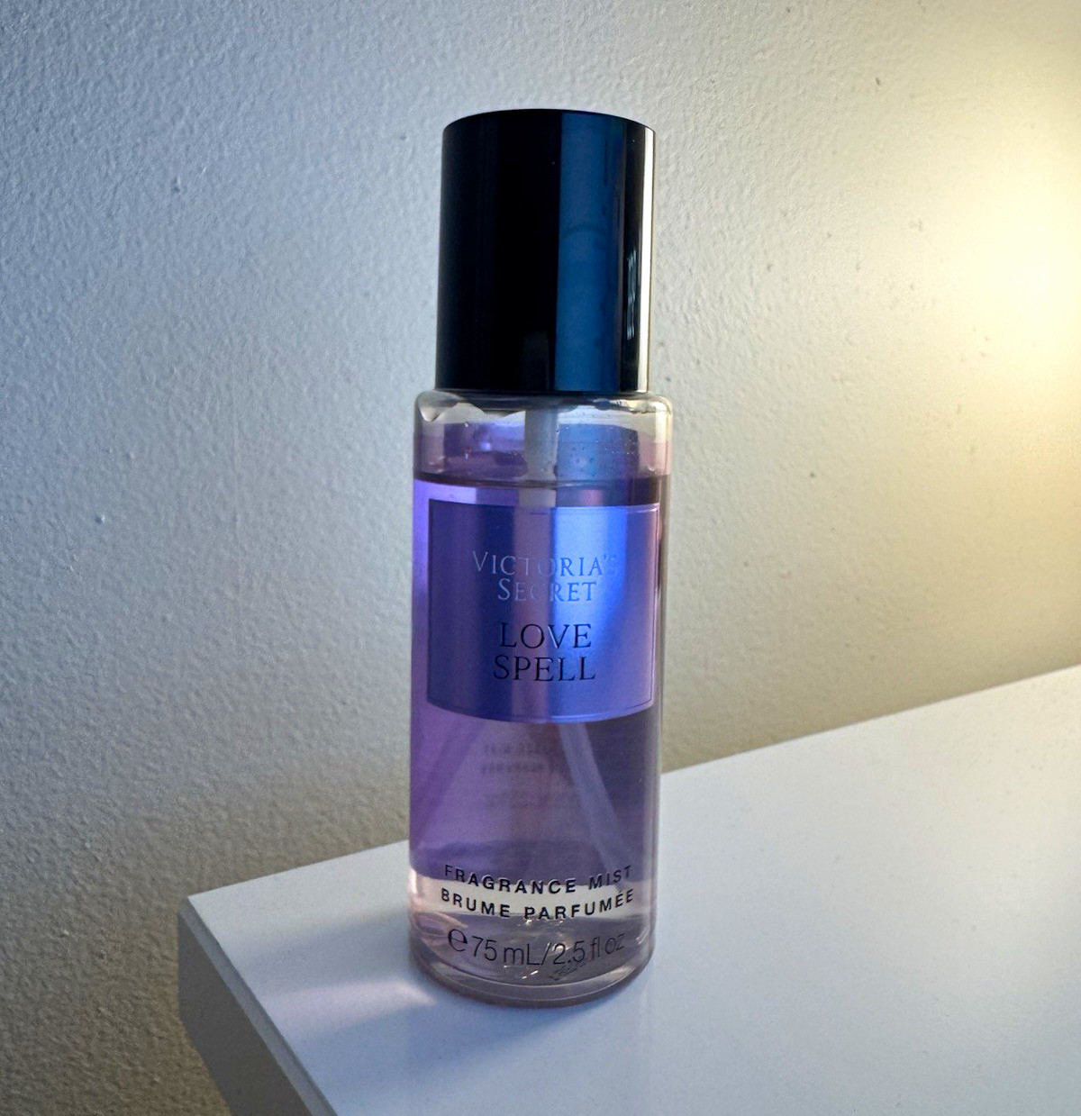Victoria\'s Secret Love Spell Fragrance Mist Spray, Regular Size 2.5 fl oz Victoria\'s Secret Love Spell Fragrance Mist Spray, Regular Size 2.5 fl oz