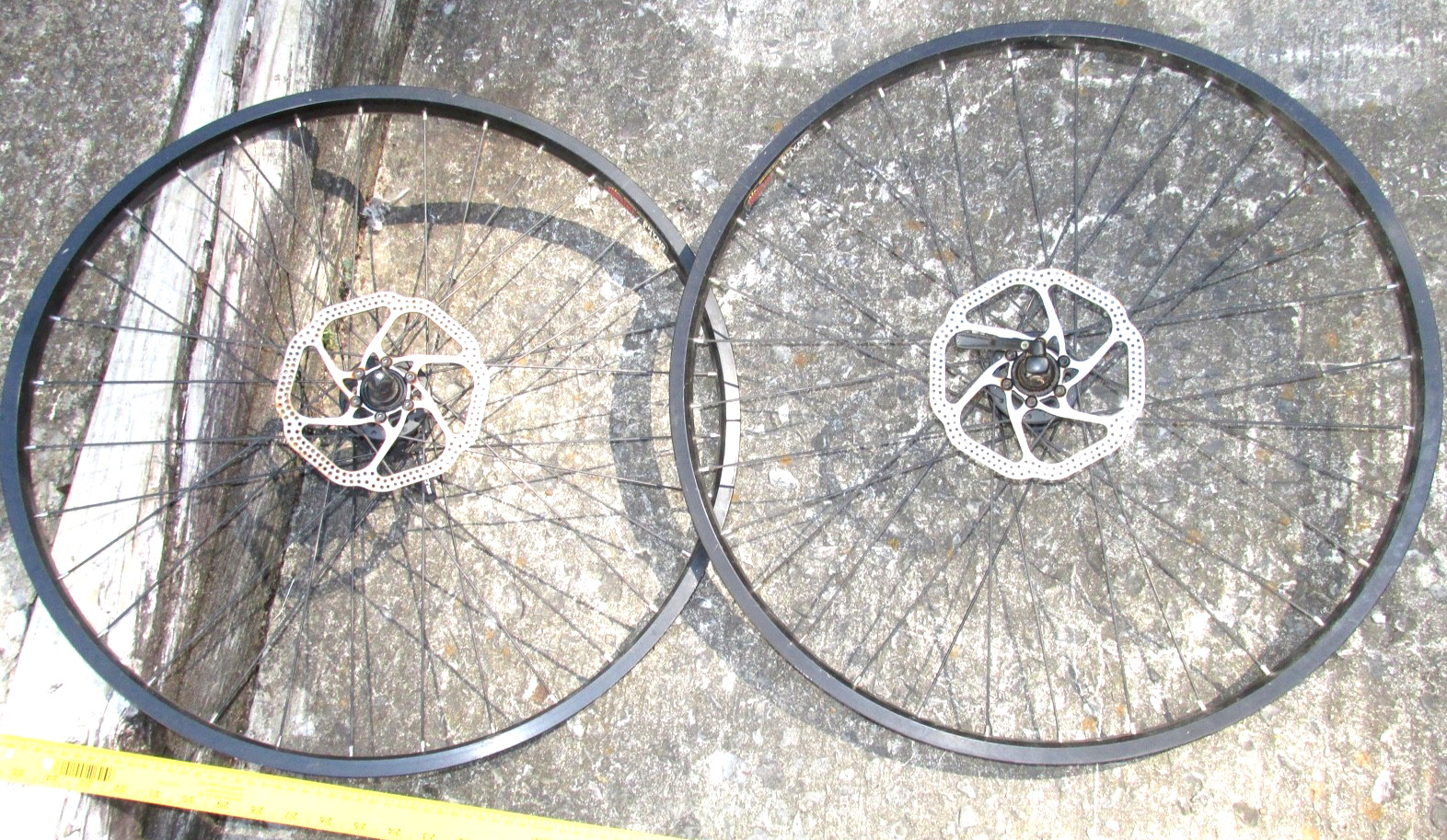 (2) Sun Rims Rhyno Lite Road Bike Wheels - Shimano DEORE  XT Hubs