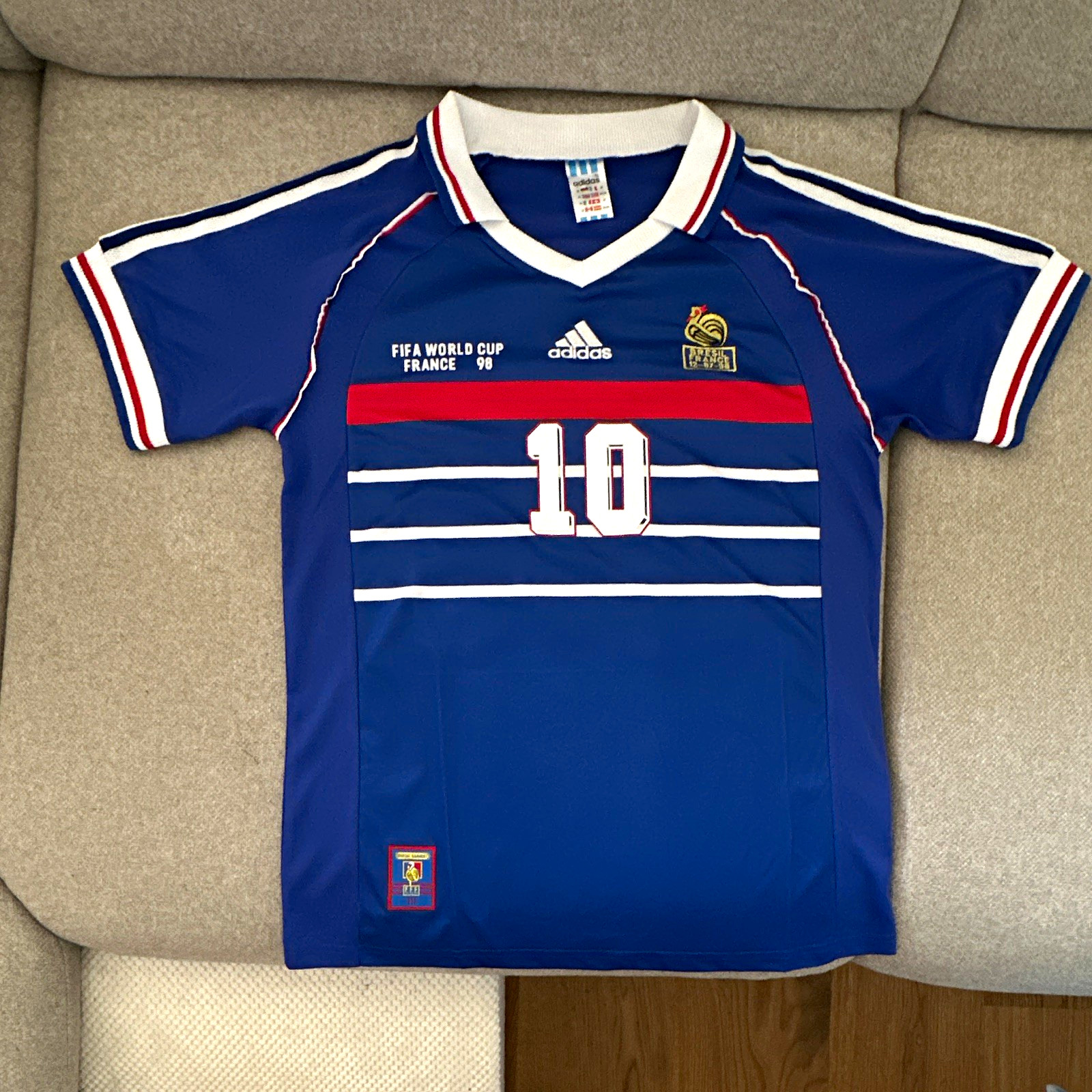 Adidas France Zidane #10 Signed Soccer 1998 World Cup Beckett Certified Adidas France Zidane #10 Signed Soccer 1998 World Cup Beckett Certified