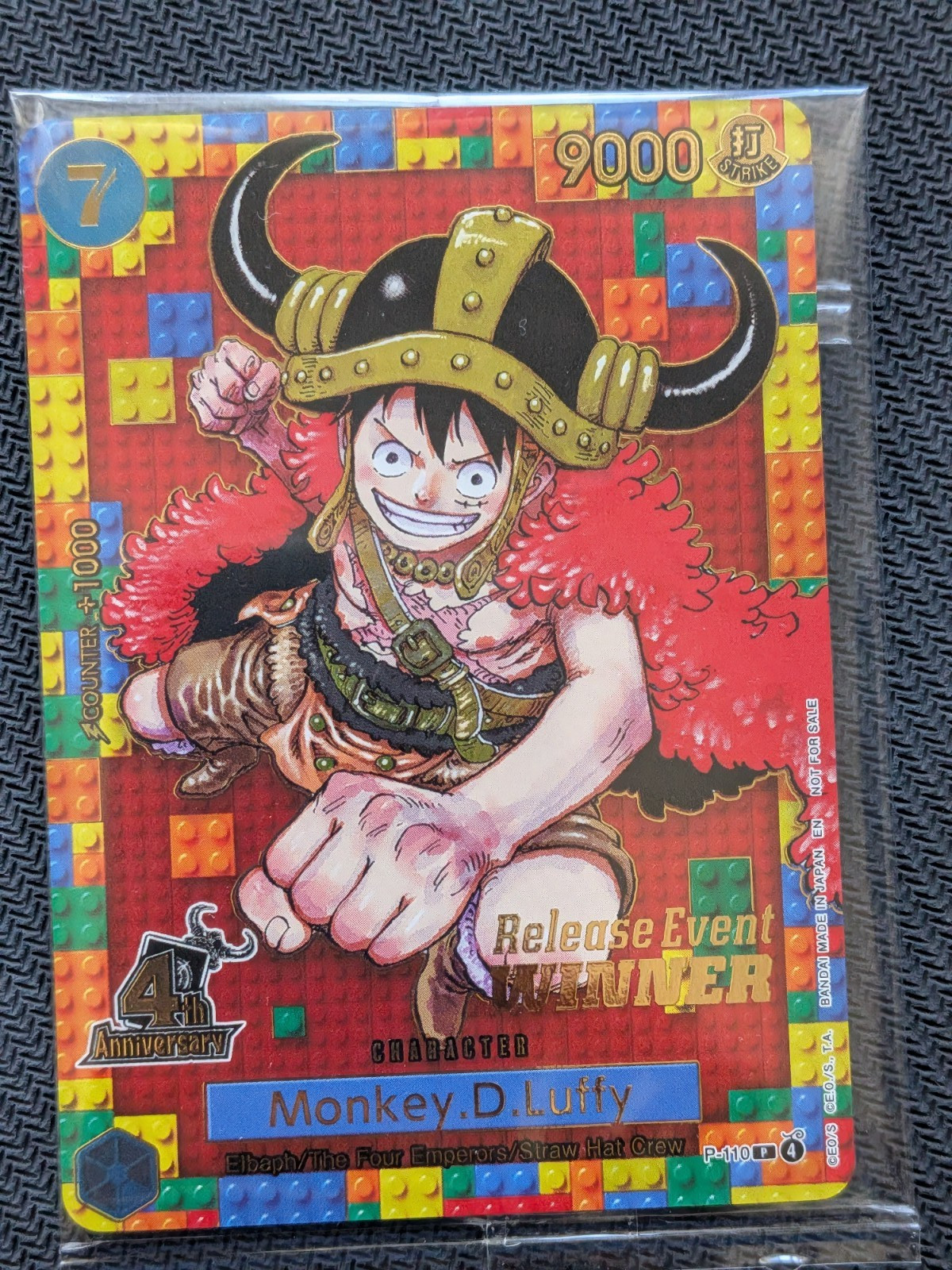 Monkey.D.Luffy (4th Anniversary) (Winner) (OP-PR)