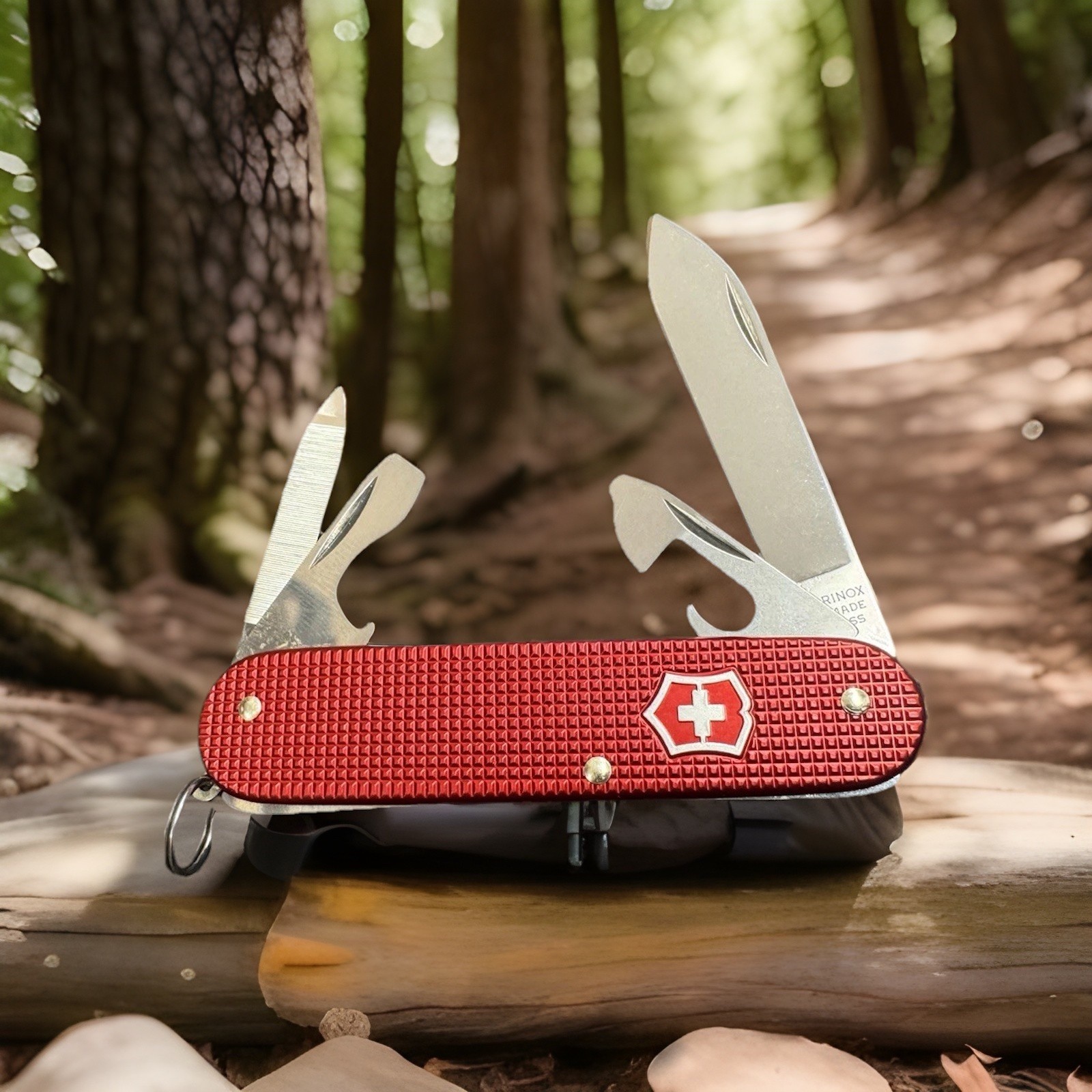 Victorinox Cadet in Red Alox 84mm Aluminum Classic Swiss Army Knife Brand New