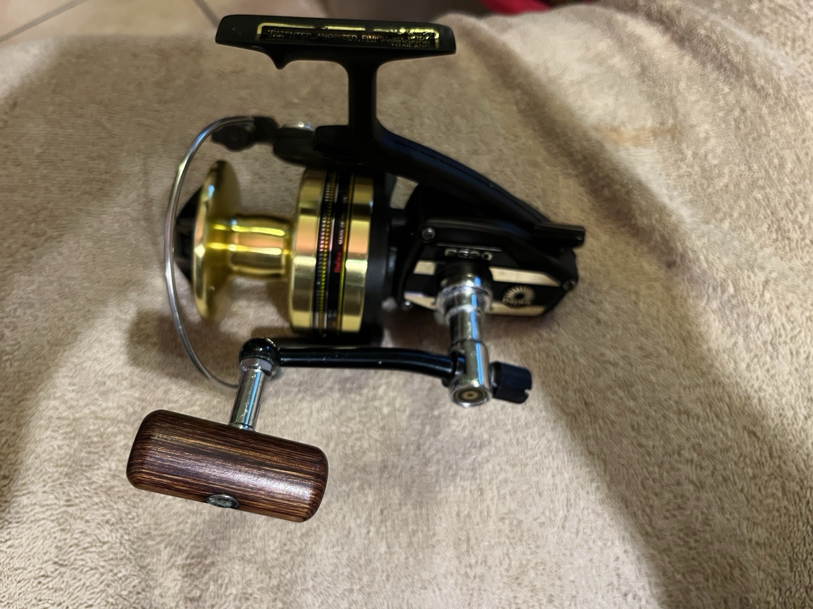 Vintage Daiwa BG90 Black Gold Spinning Fishing Reel BG 90