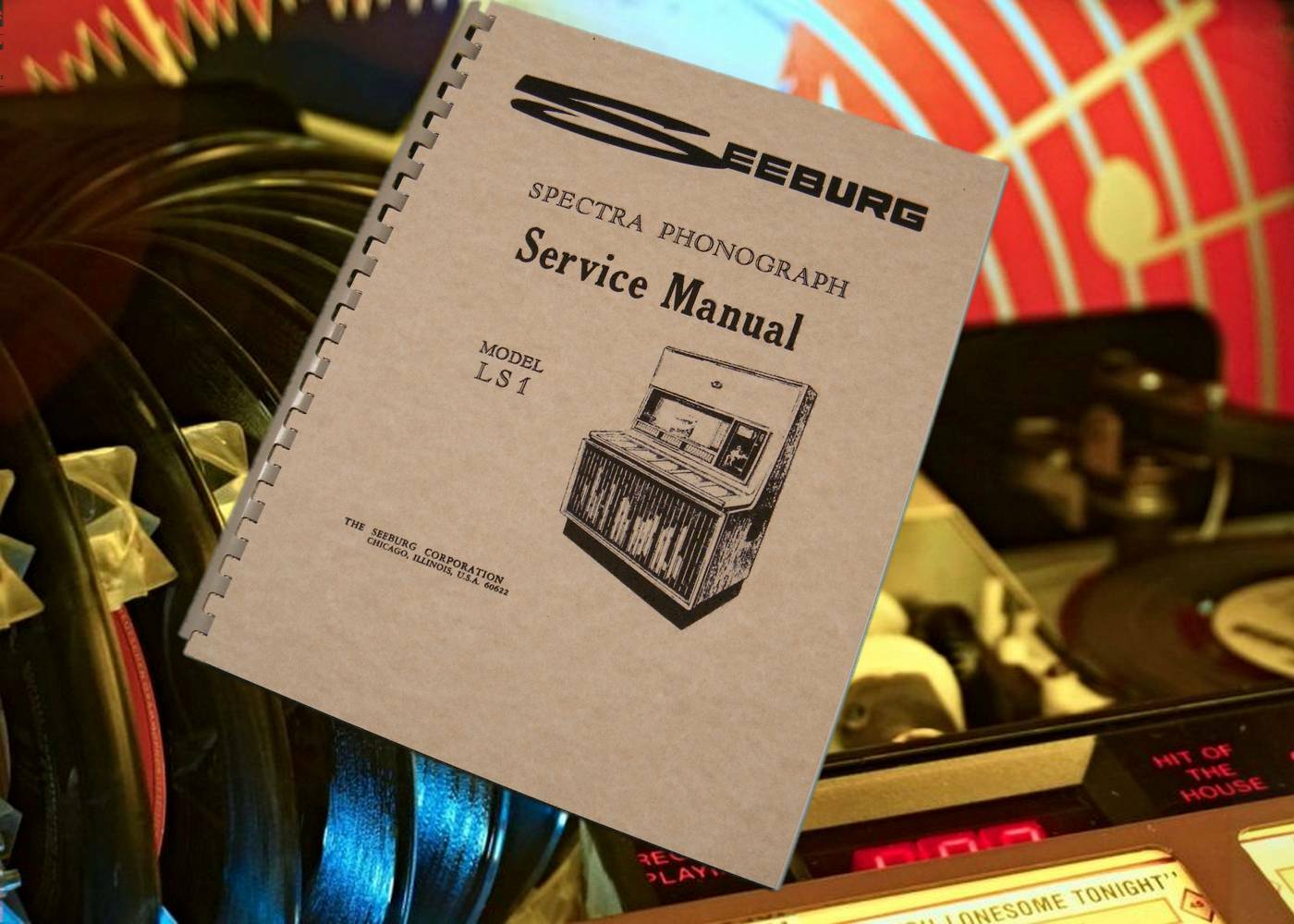 SEEBURG LS1 Jukebox Service / Owners MANUAL 126pg