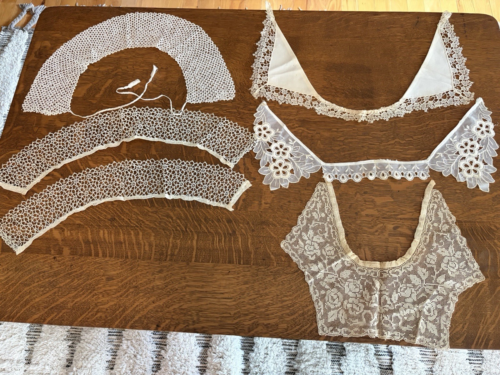 Antique Assorted Victorian Collars Dress Lace Embellishments Antique Assorted Victorian Collars Dress Lace Embellishments
