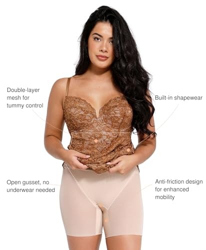 POPILUSH LACE COCKTAIL DRESSES FOR WOMEN - FORMAL PARTY CORSET -  CARAMEL
