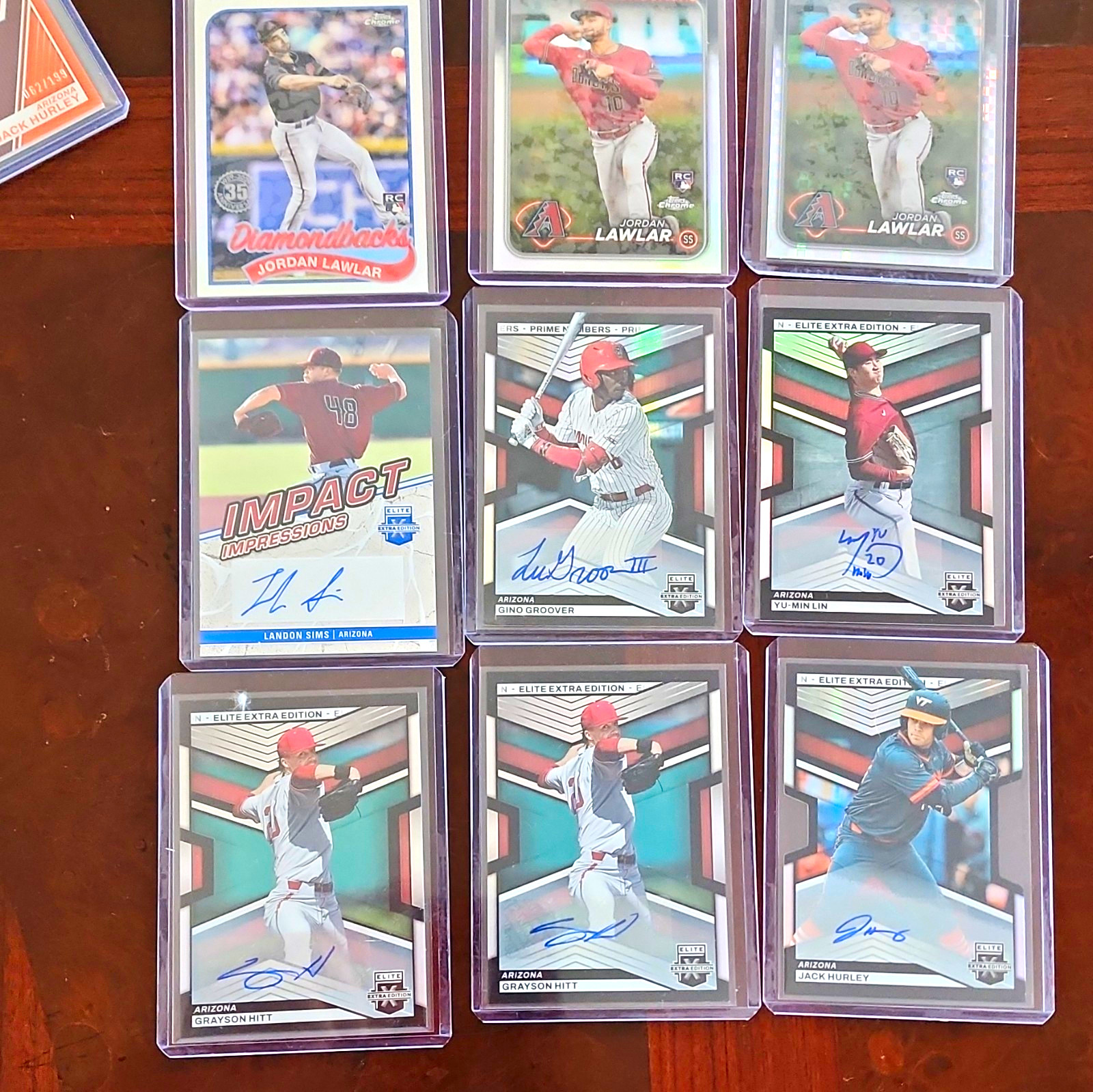 Arizona DBacks Lot - Corbin Carroll Green /99, Jordan Lawlar Gold/50, Autos,Ect Arizona DBacks Lot - Corbin Carroll Green /99, Jordan Lawlar Gold/50, Autos,Ect