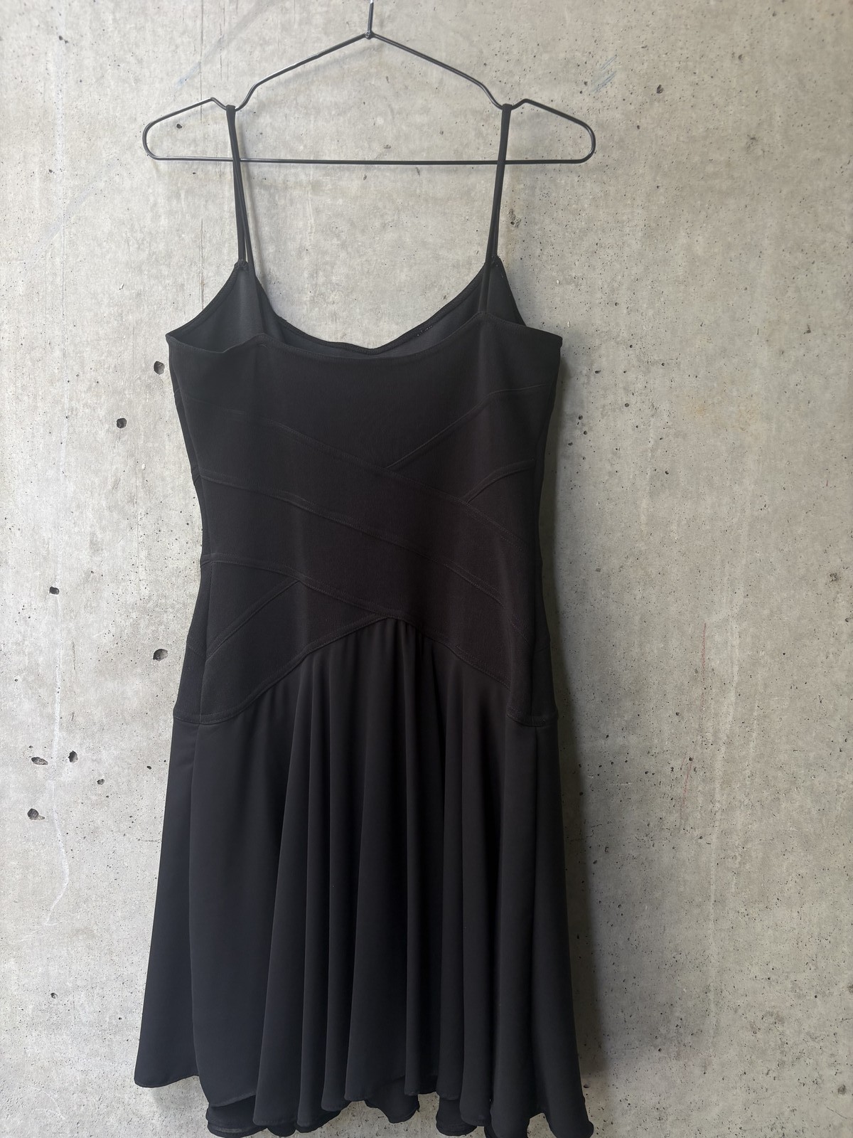 abs Little Black Slip Dress