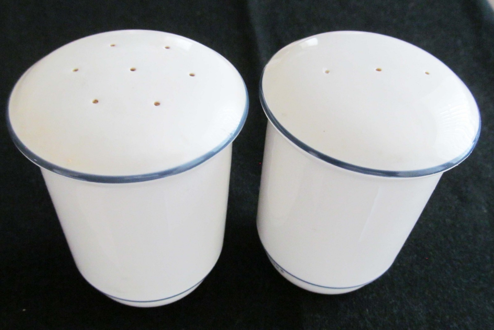 Lenox For the Blue Pinstripes Salt and Pepper Shakers (Discontinued)