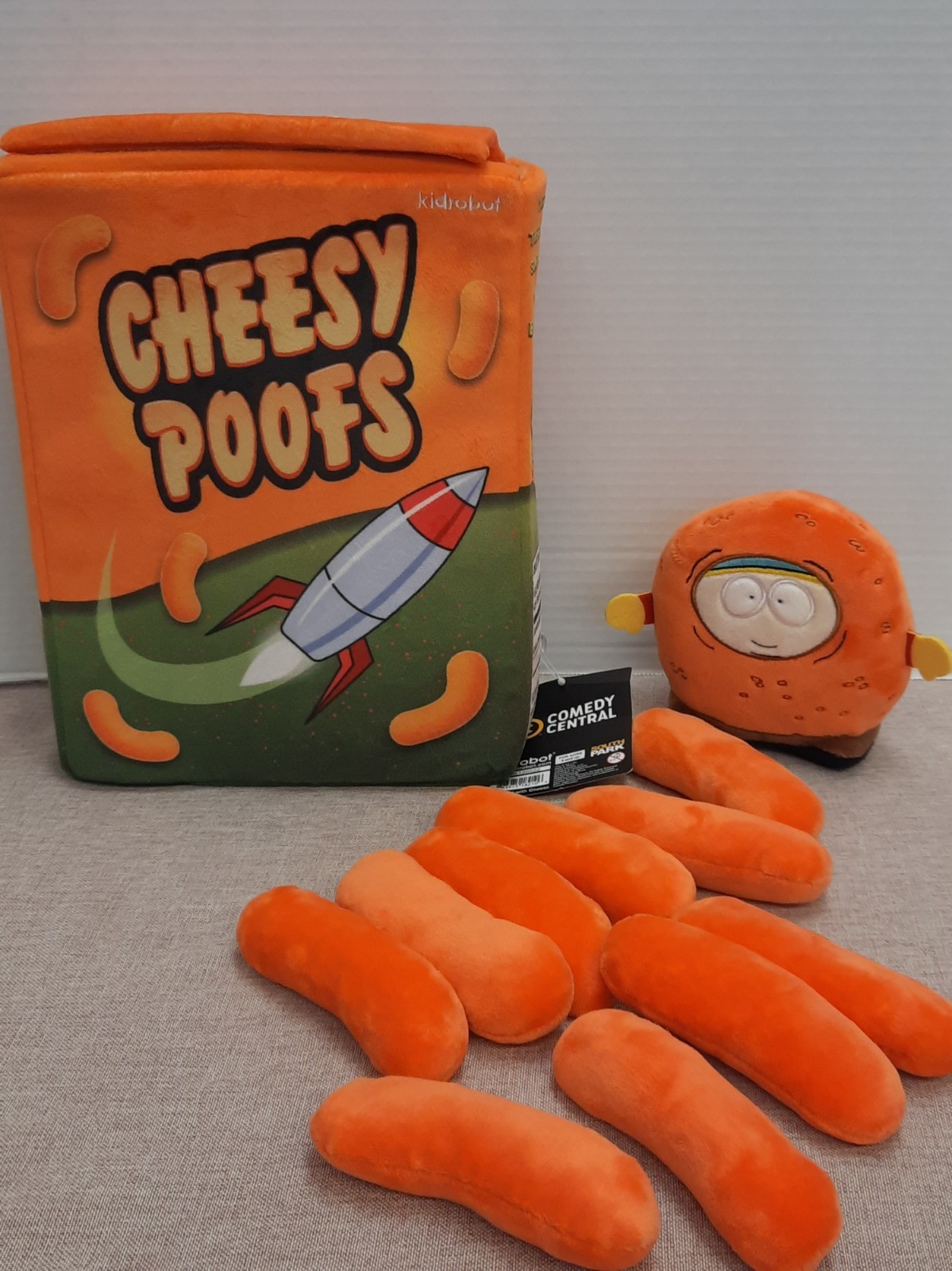 Kidrobot South Park Cheesy Poofs 10 Inch Interactive Plush New W/Tags