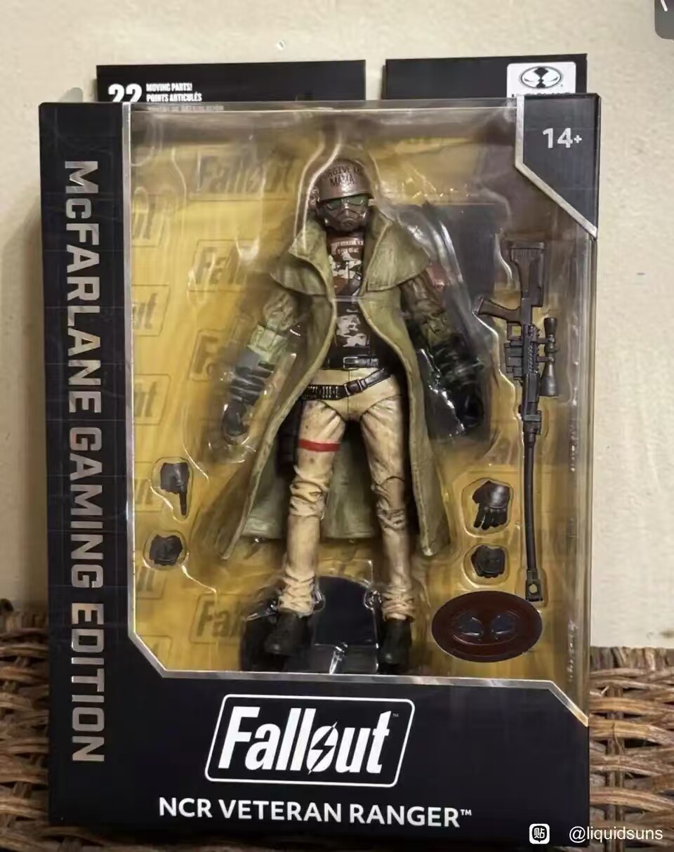 McFarlane Fallout New Vegas NCR Veteran Ranger 7in Action Figure Collectible