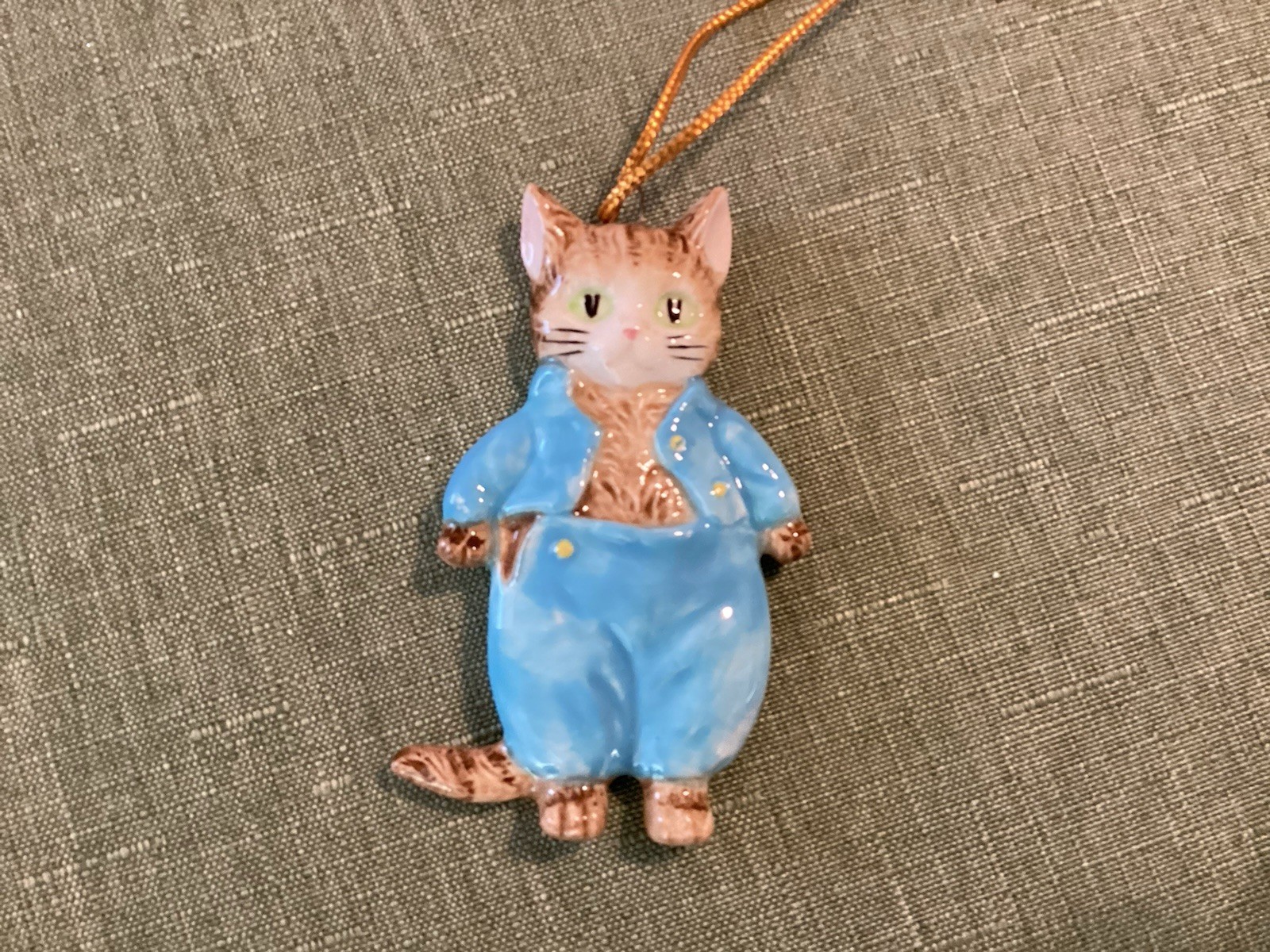 VTG SCHMID BEATRIX POTTER Tom Kitten 1982 Porcelain Ornament Preowned