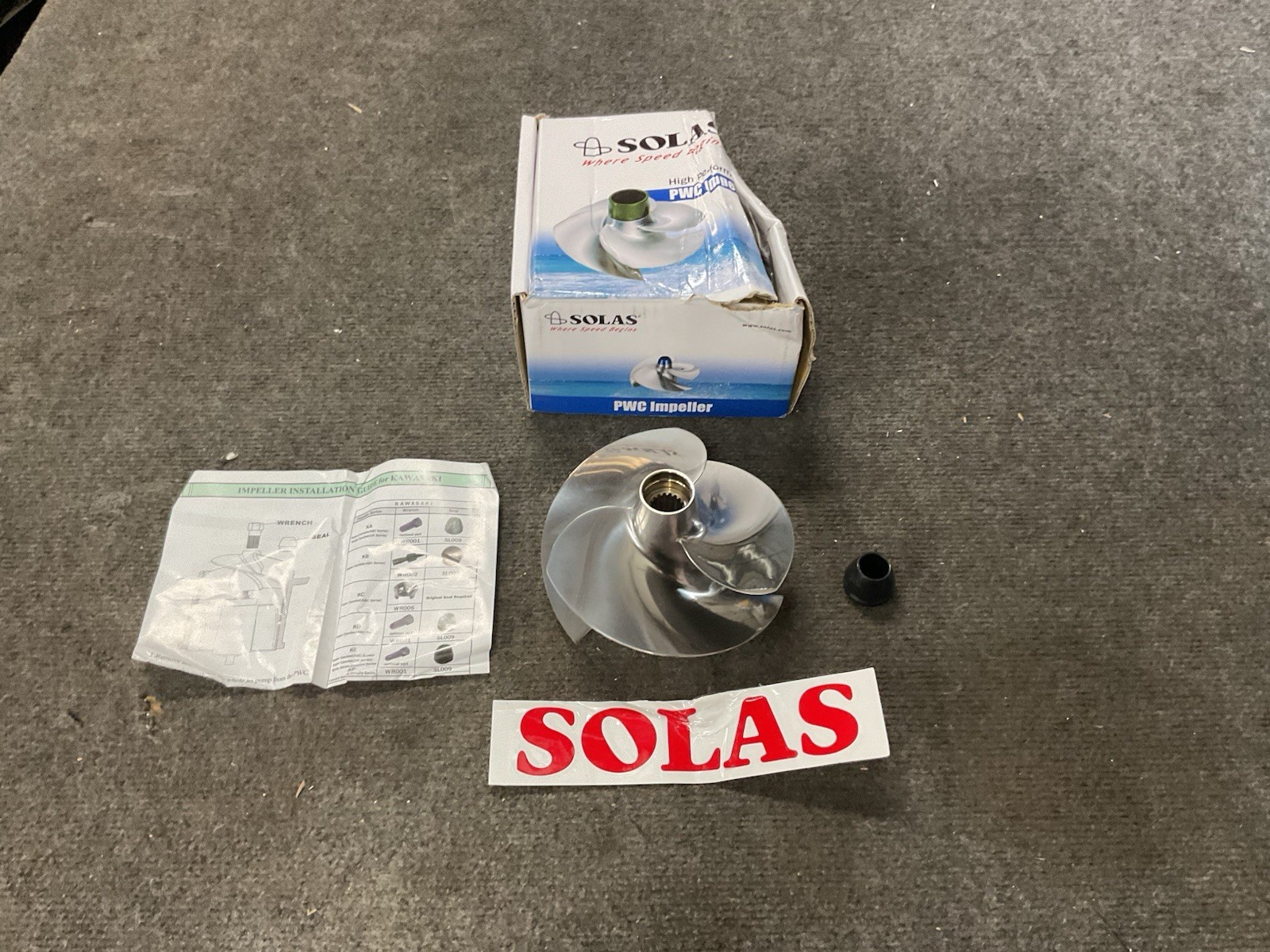 Solas Concord Impeller Kawasaki KG-CD-12/18 Solas Concord Impeller Kawasaki KG-CD-12/18