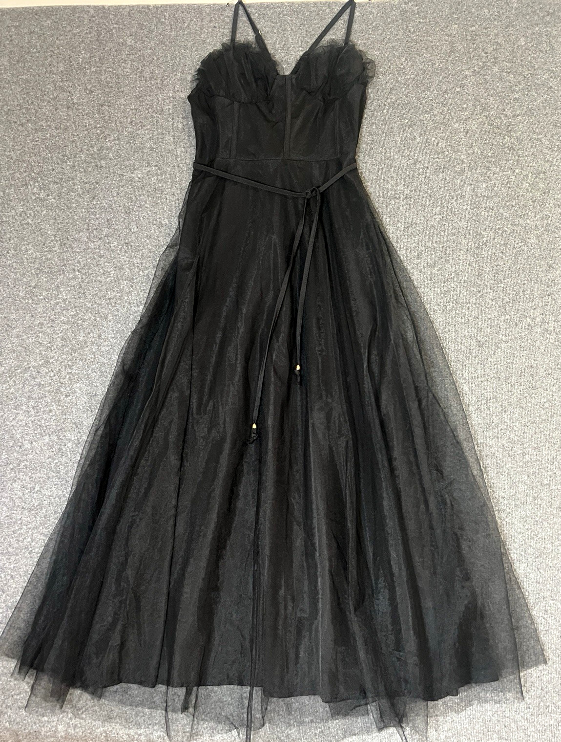 Witch Costume Hallowewen Black Tulle Dress Sz S Dark Cottagecore Whimsigoth NWT