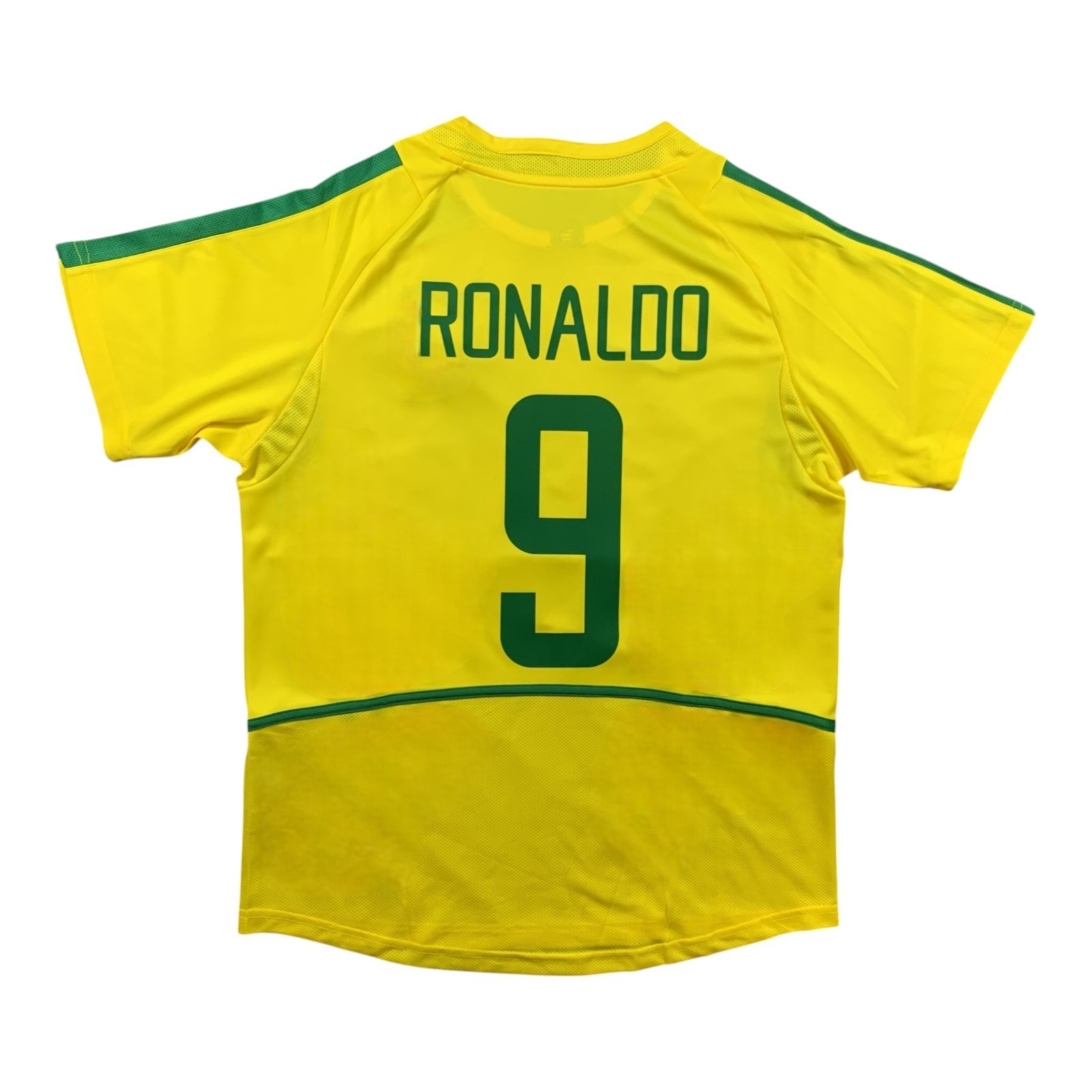 Ronaldo #9 Brazil Home Jersey 2002 World Cup - Retro Shirt - Mens Sizes - NEW