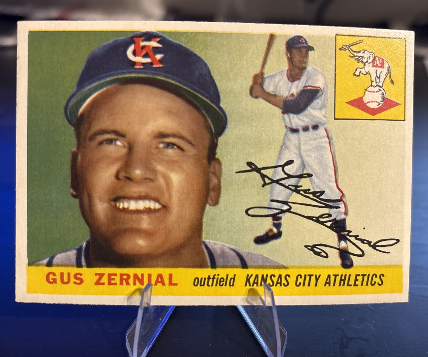 1955 Topps Gus Zernail #110 NRMT —DJS*Cards 1955 Topps Gus Zernail #110 NRMT —DJS*Cards