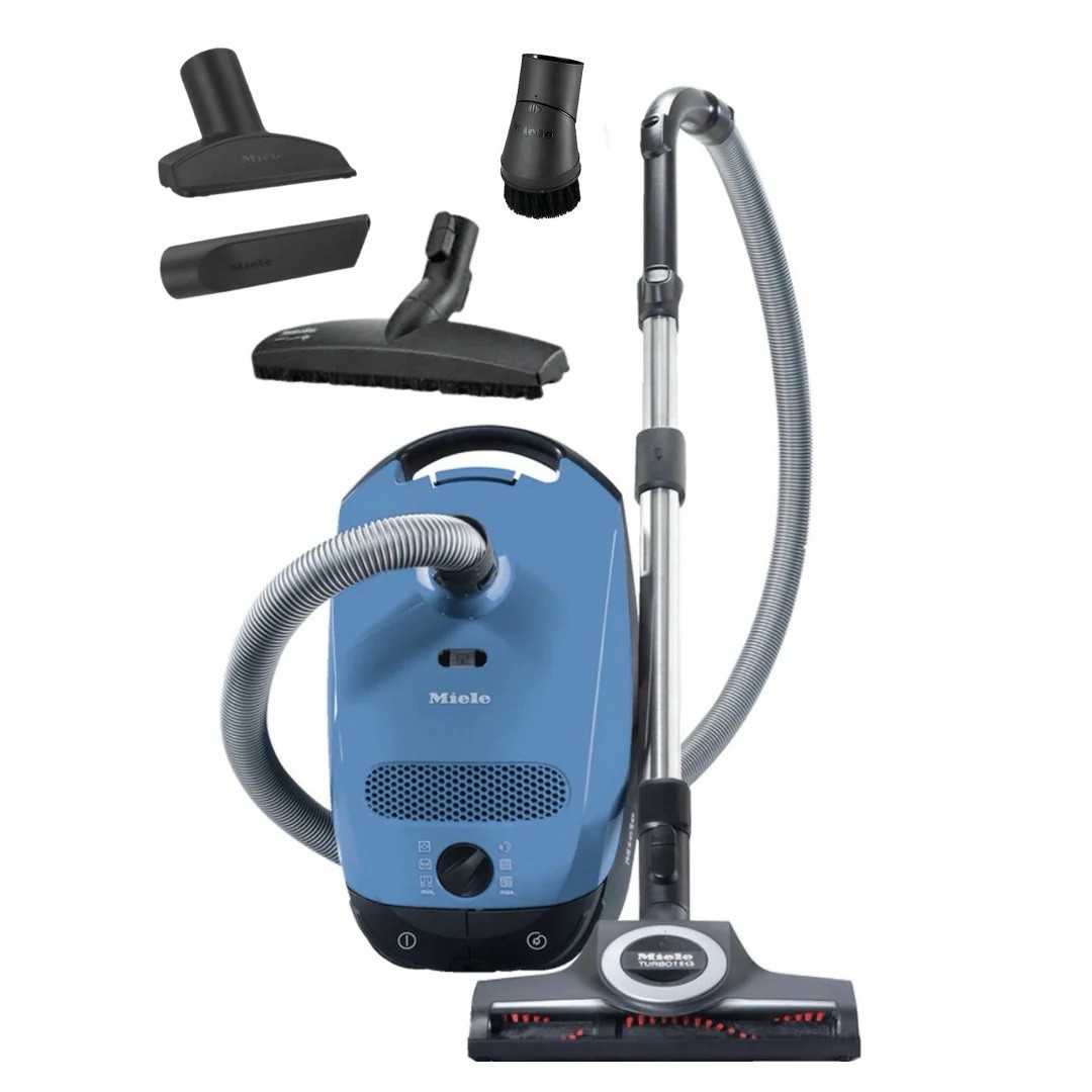 Miele Classic C1 Turbo Team PowerLine Canister Vacuum Cleaner Tech Blue AAAVAC Miele Classic C1 Turbo Team PowerLine Canister Vacuum Cleaner Tech Blue AAAVAC
