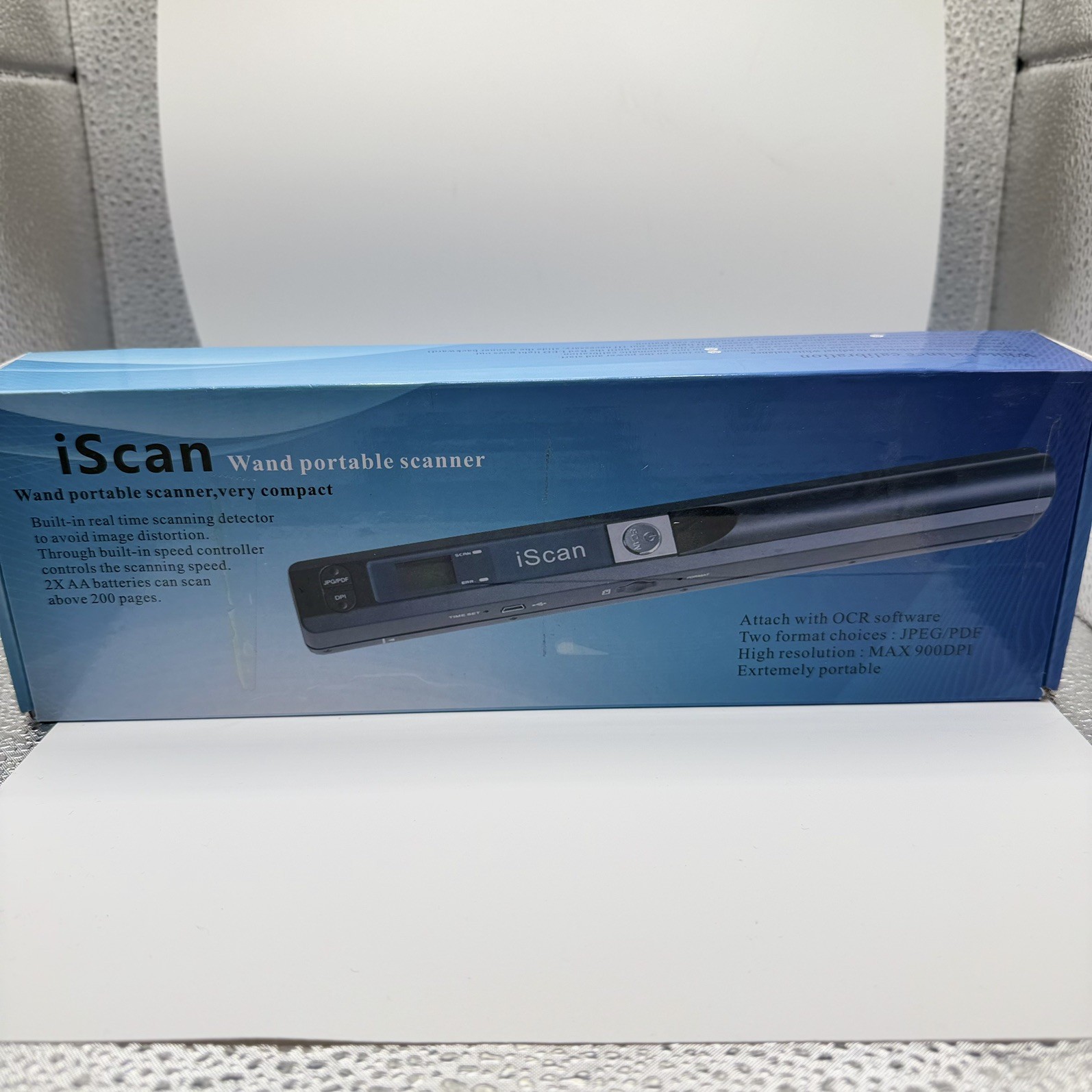 iScan Handheld Portable Scanner 900 DPI A4 Document Scanner Color Scanning