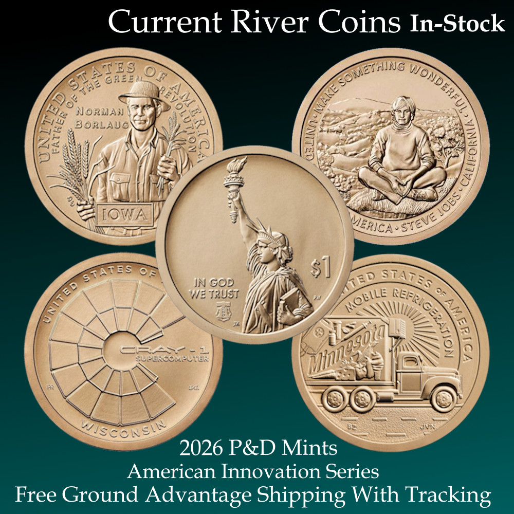 2026-P&D  AMI Iowa Wisconsin California Minnesota 8 UNC Dollar  *** COINS ***