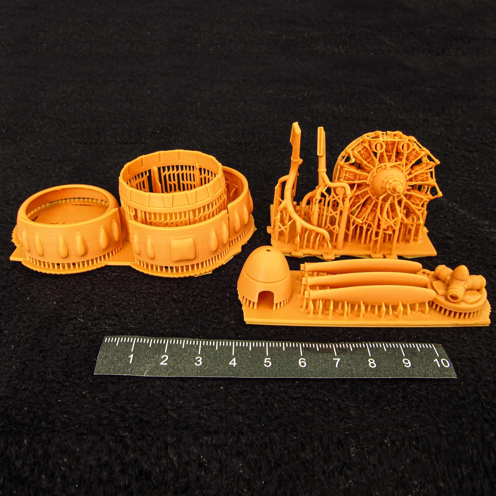 1/32 Arado Ar 196 Cowling and BMW 132 Radial Engine 3D-Printed Set MDR3241