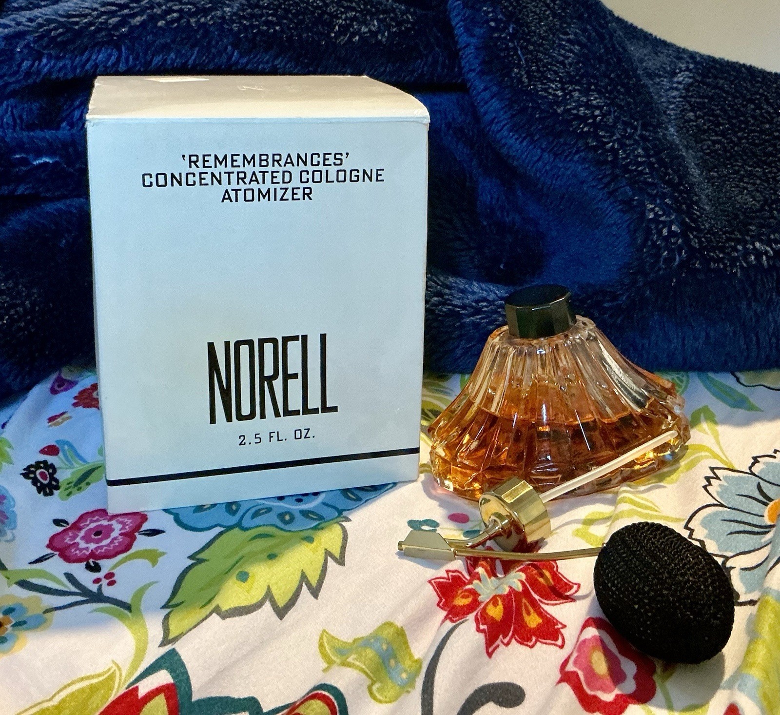 VTG NOS 1970s Norell REMEMBRANCES Concentrated Cologne Atomizer 2.5 oz 