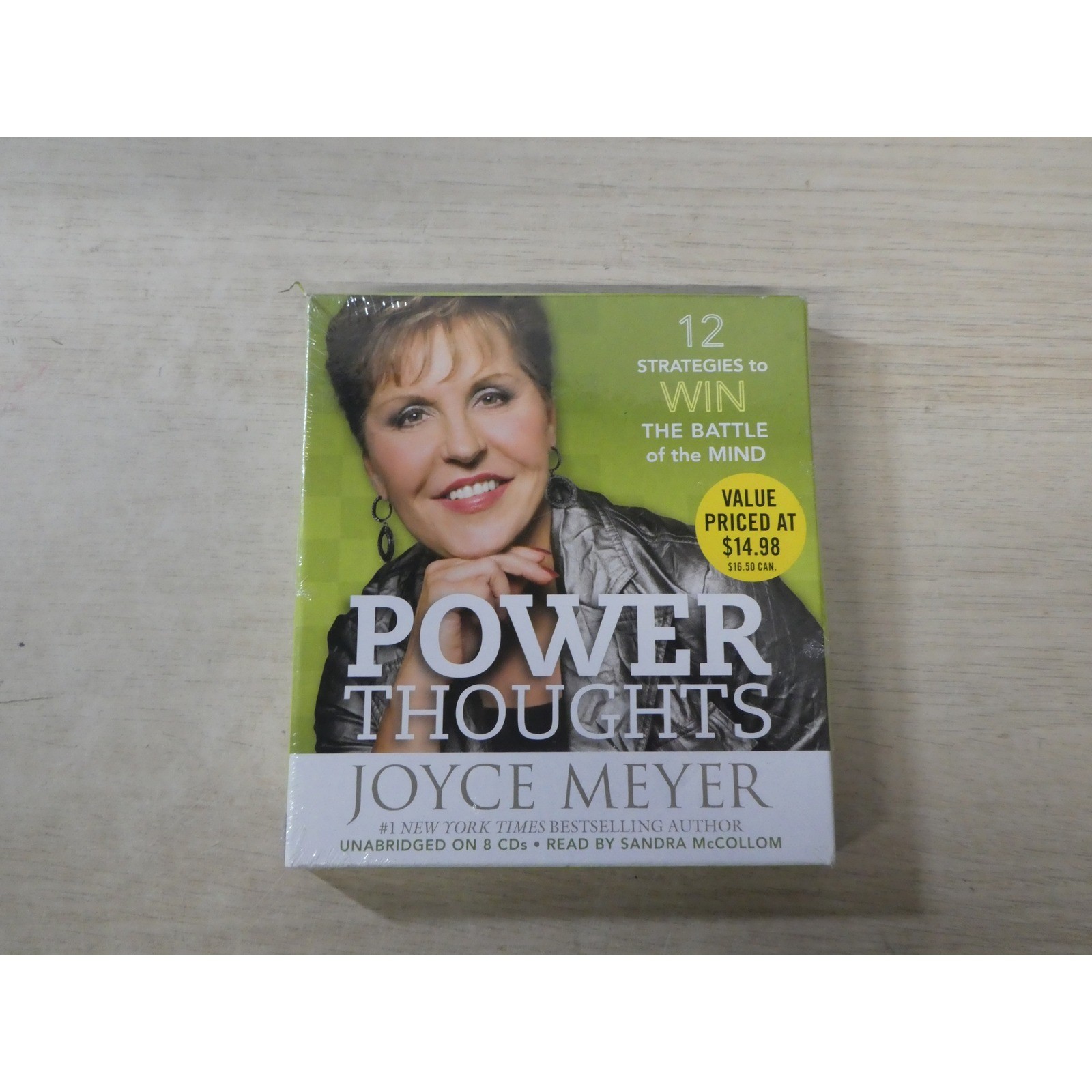 Joyce Meyer Power Thoughts 12 Strategies Win Battle of the Mind 8 CD Audiobook Joyce Meyer Power Thoughts 12 Strategies Win Battle of the Mind 8 CD Audiobook