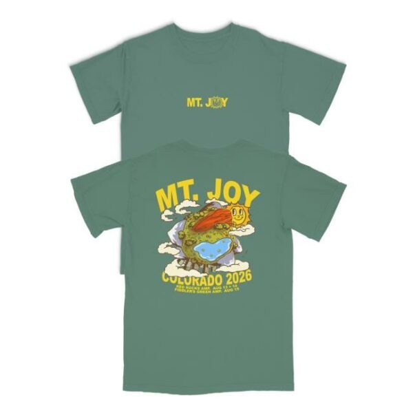 SALE Mt Joy Red Rocks 2026 Aug 13+14 2026 Tee Shirt