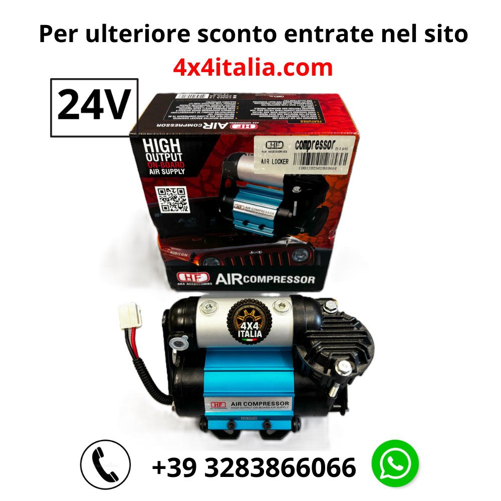 Off Road Car Compressor 1 Engine 24V 8bar 85l/min
