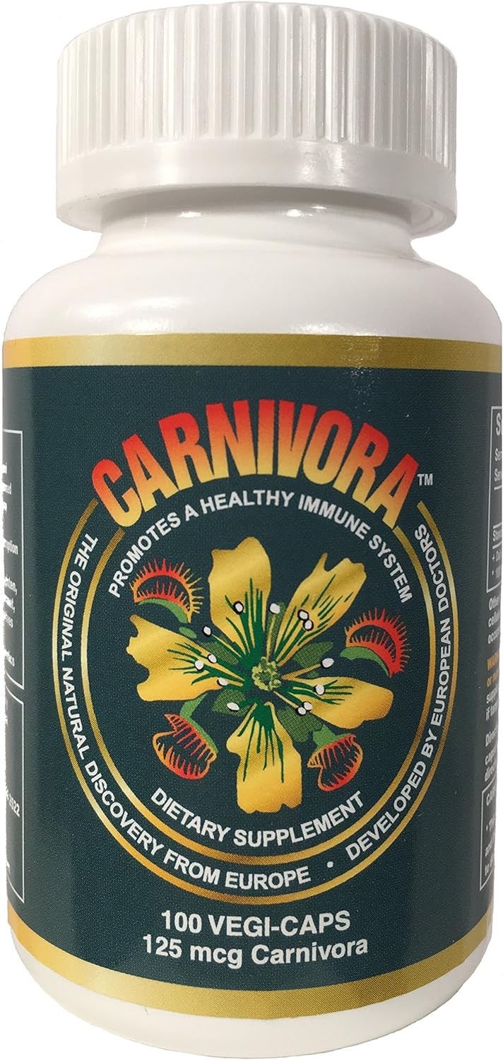 Carnivora Vegi-Caps - Gluten Free, Vegan Friendly Capsules to Strengthen and... Carnivora Vegi-Caps - Gluten Free, Vegan Friendly Capsules to Strengthen and...