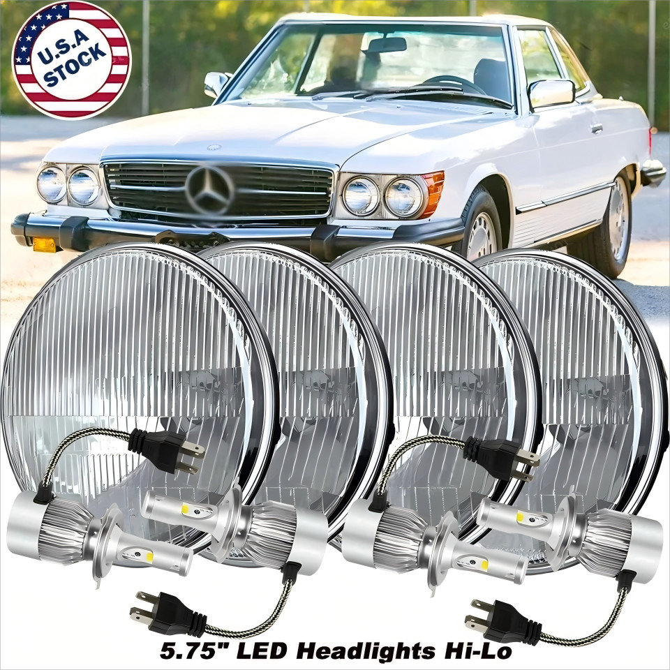 For Mercedes-Benz 380SL 450SL 560SL 4PCS 5.75
