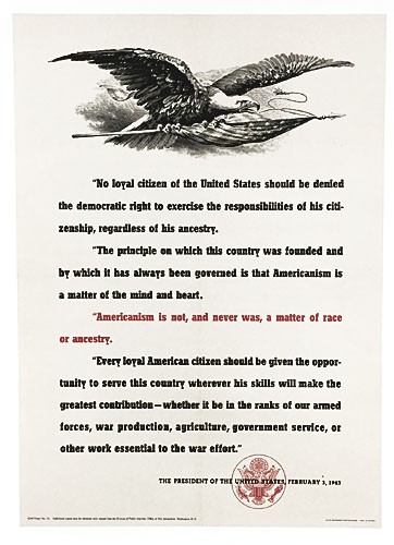 Original 1943 WWII US Patriotic Poster - 