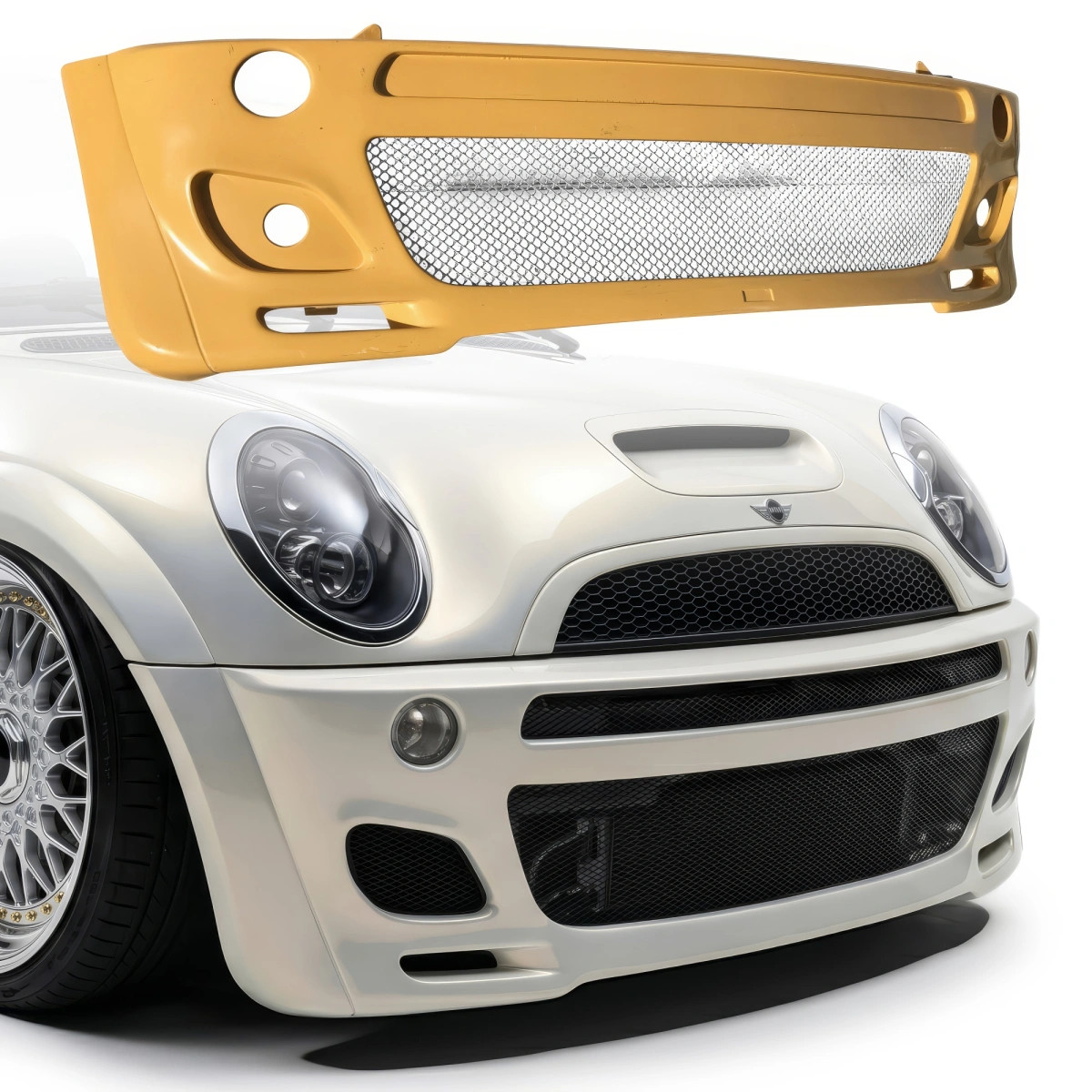ModeloDrive FRP LUMM Front Bumper for Cooper Mini 02-06 modelodrive_110504