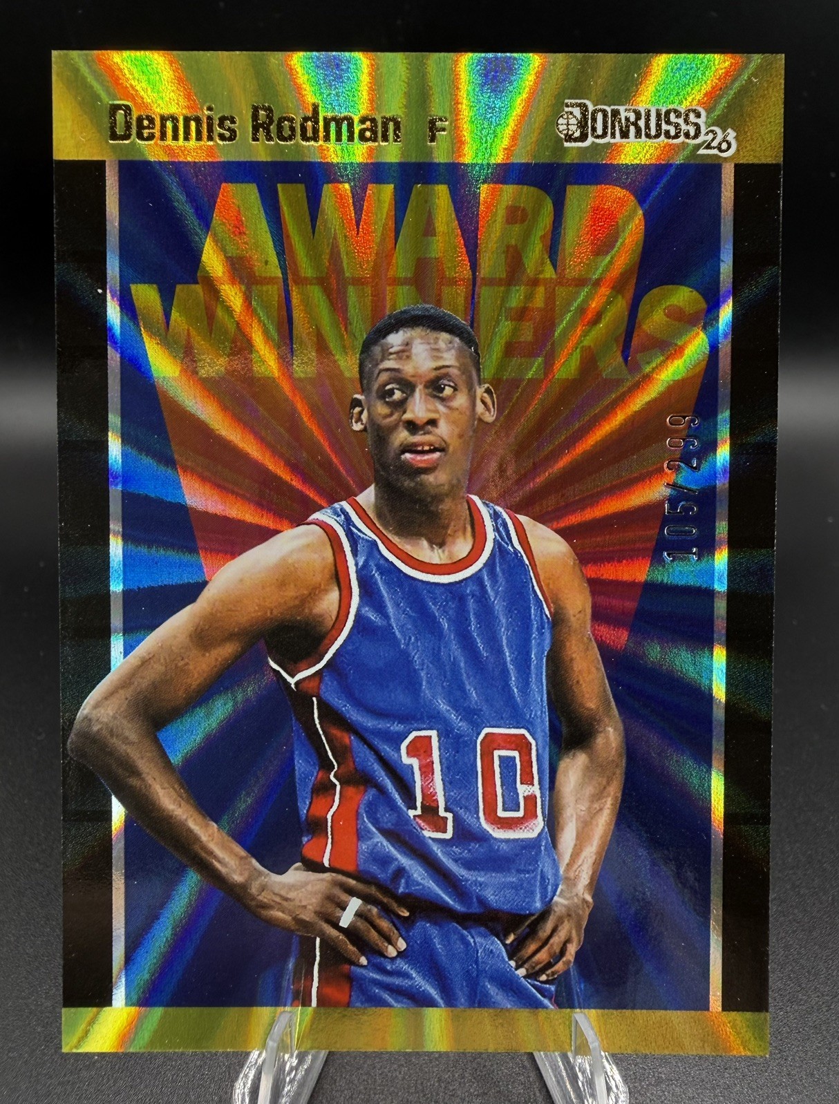 Dennis Rodman - 2026 Panini Decades 90s #AW-DR - AWARD WINNERS /299