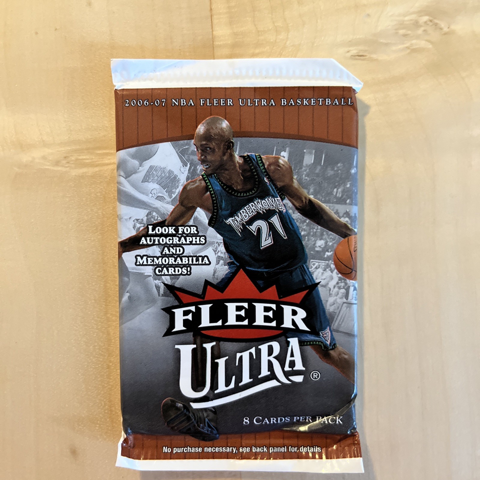 Fleer 2006-07 Fleer Ultra Basketball NBA Sealed Pack 8 Cards Timberwolves