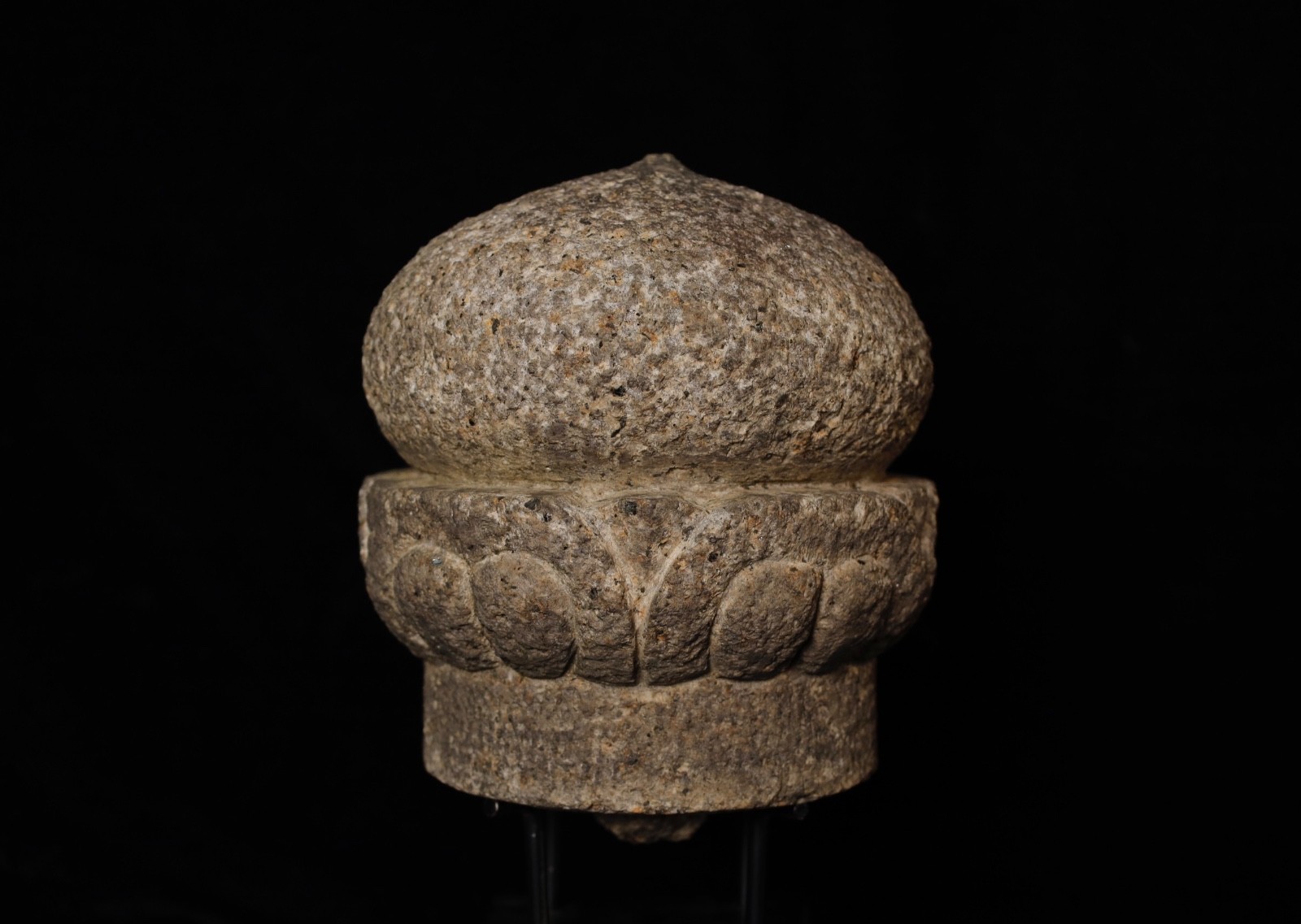 Fine large Buddhist stone finial. Muromachi period 14-15th  century ZQ94
