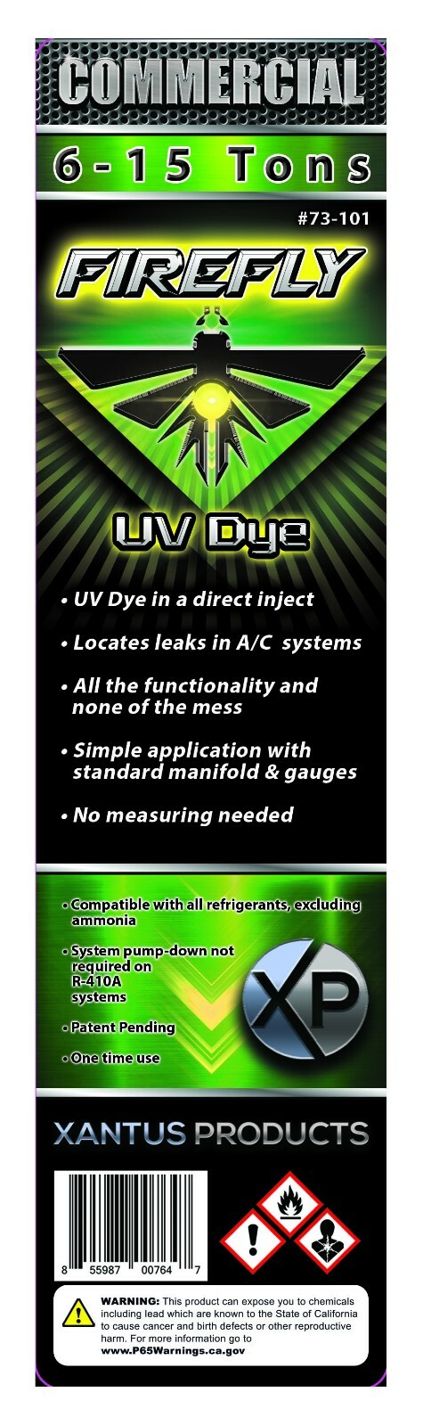 Firefly UV Dye for Commercial units 6 - 15 ton